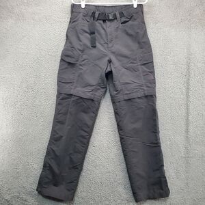 The North Face Convertible Cargo Pants Mens Medium Long Gray Hiking Outdoor